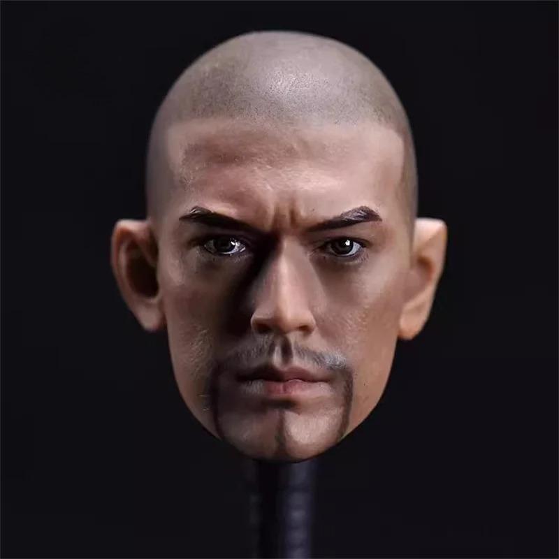 1/6 scale Male Head Sculpt,Takeshi Kaneshiro Head Sculpt Carving with Long Hair Model Fit 12" Soldier Action Figure Body Dolls