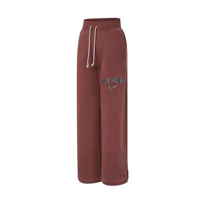 Fleece Prodyšné Jednoduché Módní Široké Volné Ležérní Kalhoty Dámské Spodní Díly Červenohnědé FV7685218