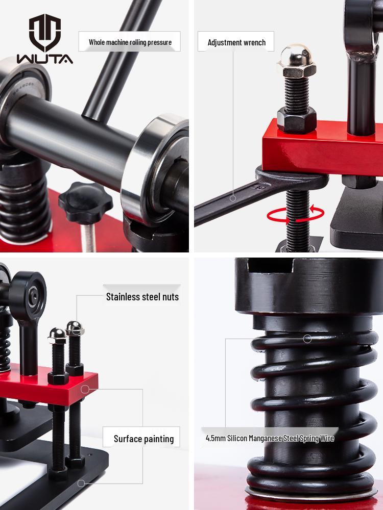 Compact Leather Die-Cutting and Punch Press Machine