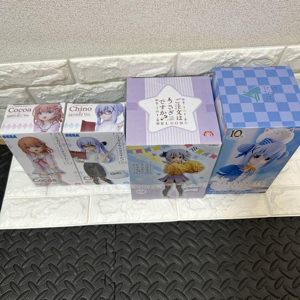 [USED] GochiUsa 4-piece set: Chino and Cocoa