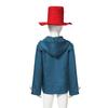 Paddington Bear Cosplay Set, Classic Movie Cartoon Character Stage Outfit