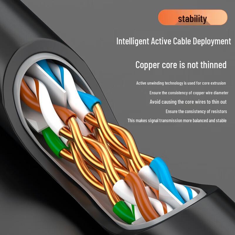 Shengwei Cat6 Outdoor Waterproof PoE Ethernet Cable - 305m
