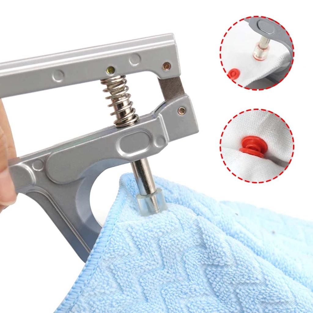 Outil d'installation pratique pour boutons-pression en plastique DIY Outil de poinçonnage à main pour boutons en plastique T3/T8 Pinces à pression manuelle