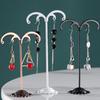 3x Iron T Bar Earring Necklace Jewelry Display Stand Rack