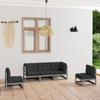 Day and Night - Day and Night 5-piece Garden Furniture Set and Solid Pine Wood Cushions