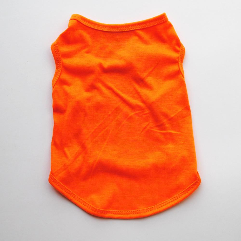 Custom Logo OEM ODM Solid Colors Polyester T-Shirt for Dogs and Cats Low MOQ Factory Price for All Seasons Pet Clothes