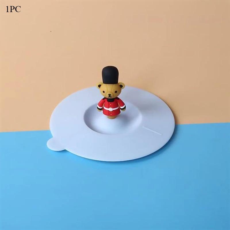 

1 шт. Термостойкая мультяшная силиконовая крышка для чашки, крышка для воды, уплотнитель, защита от протекания, многоразовые инструменты