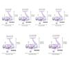 High Quality Purple Spinning Fishing Reel 1500-7000 Series Metal Spool and Stainless Steel Bearings Durable for Freshwater and Saltwater Fishing