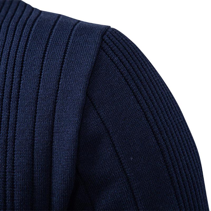 Gant 2025 Autumn and Winter Embroidery New European Size Lapel Men's Sweater Polo Half Zipper High-quality Knitted Sweater Men's Clothing