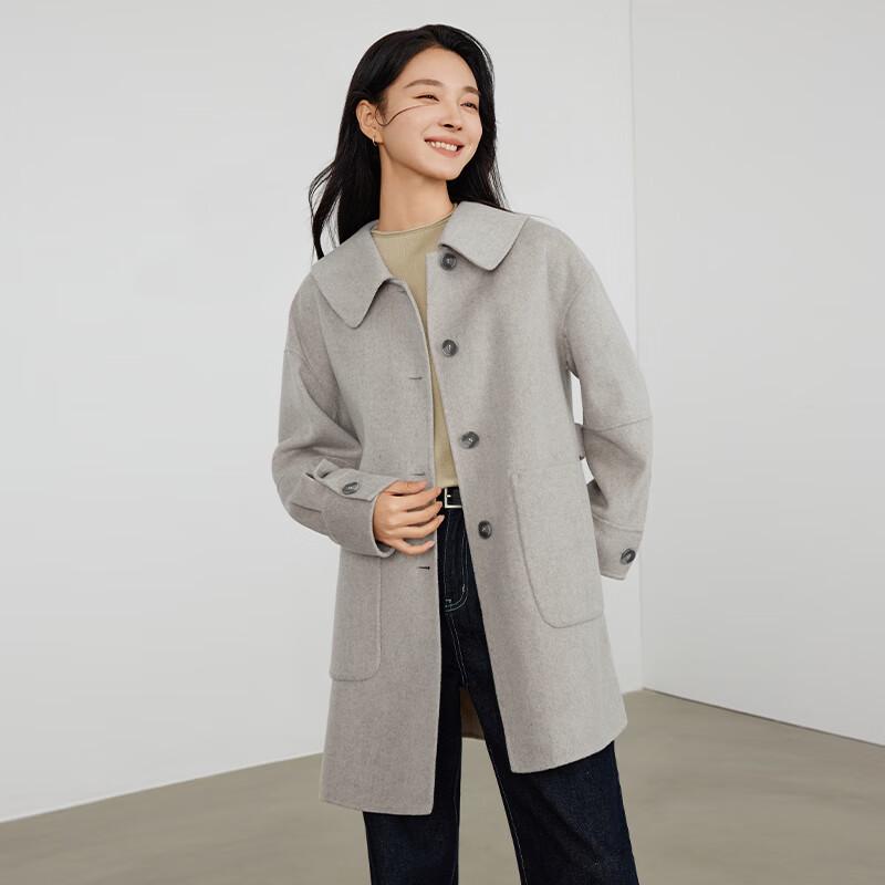 Elva' Island Women's Double-Faced Wool Coat