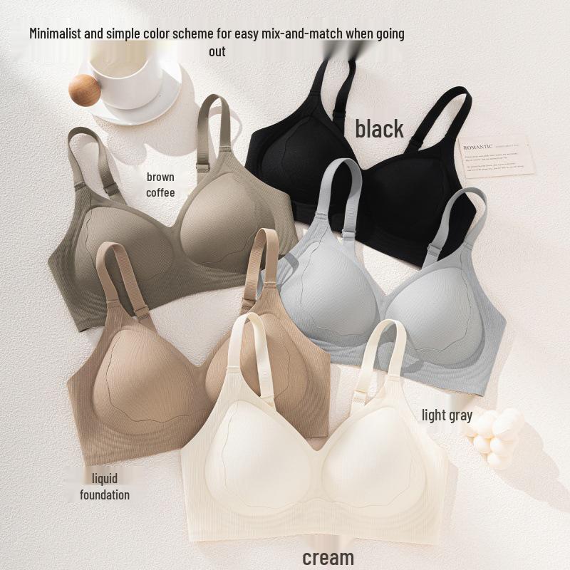 Women's Seamless Lift & Support Bra with Fixed Cups