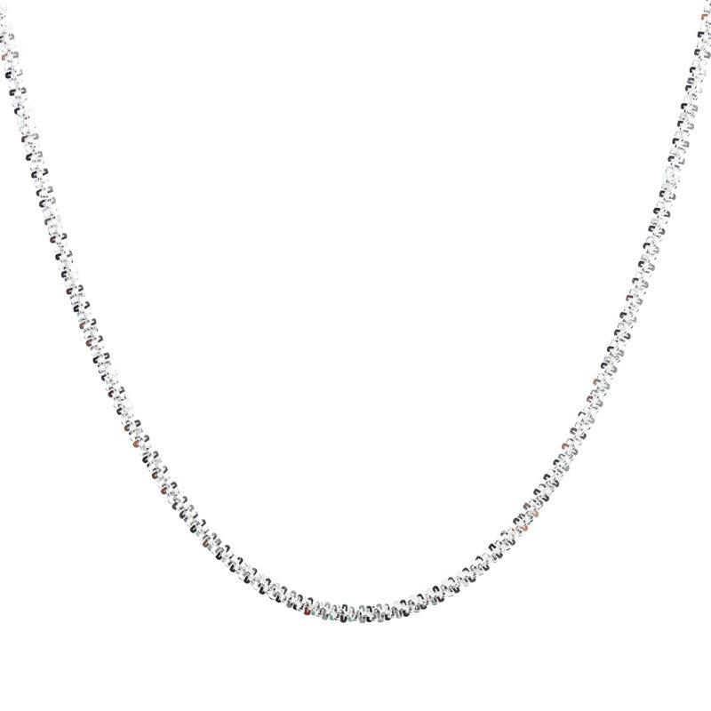 

925 Серебряное Звездное Сверкающее Ожерелье для Женщин Модное Высококачественное Ожерелье Цветной Капусты Цепи Ключицы 925