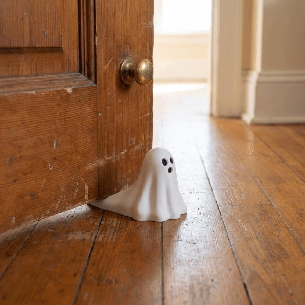 3D-gedruckter Türstopper unter der Tür, rutschfester Türkeil, Halloween-Geist-Türstopper, Halloween-Dekoration