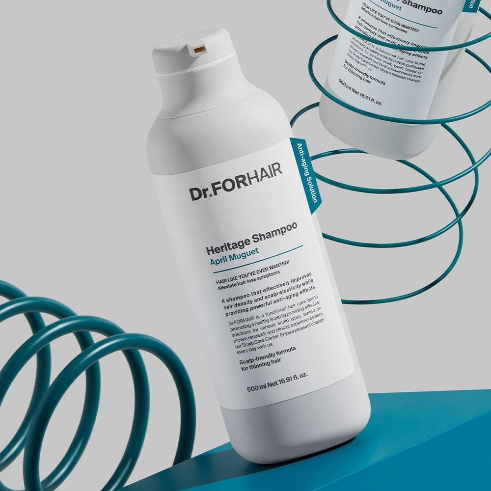 [DR.FORHAIR] Scalp Anti-aging Hair Density Care Heritage Shampoo 500ml