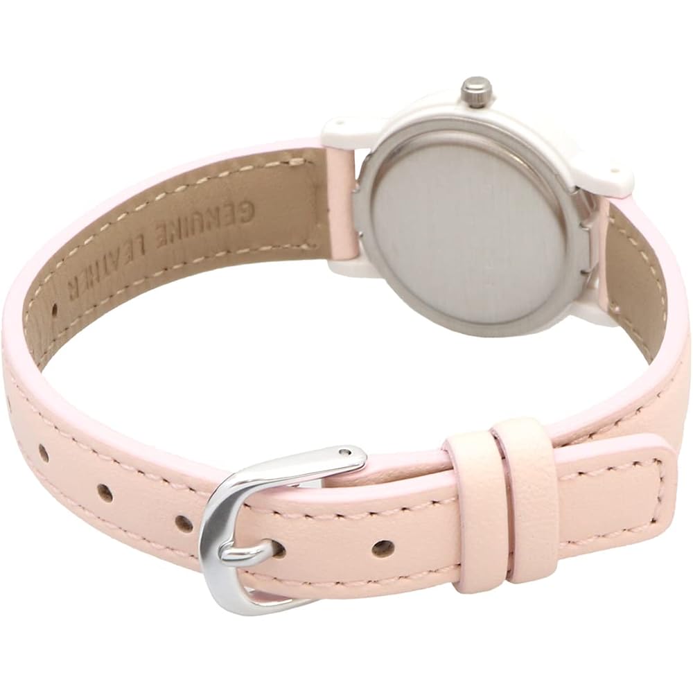 Casio Chupacasi LQ-139L-4B2 Women's Analog Watch Baby Pink Leather Strap Round Face