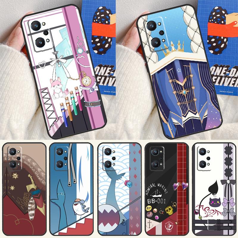 Hololive For Realme GT7 Pro GT 6T 6 5 C67 C61 C55 C53 C51 C21Y C25S C75 10 11 12 13 14 Pro Plus Case
