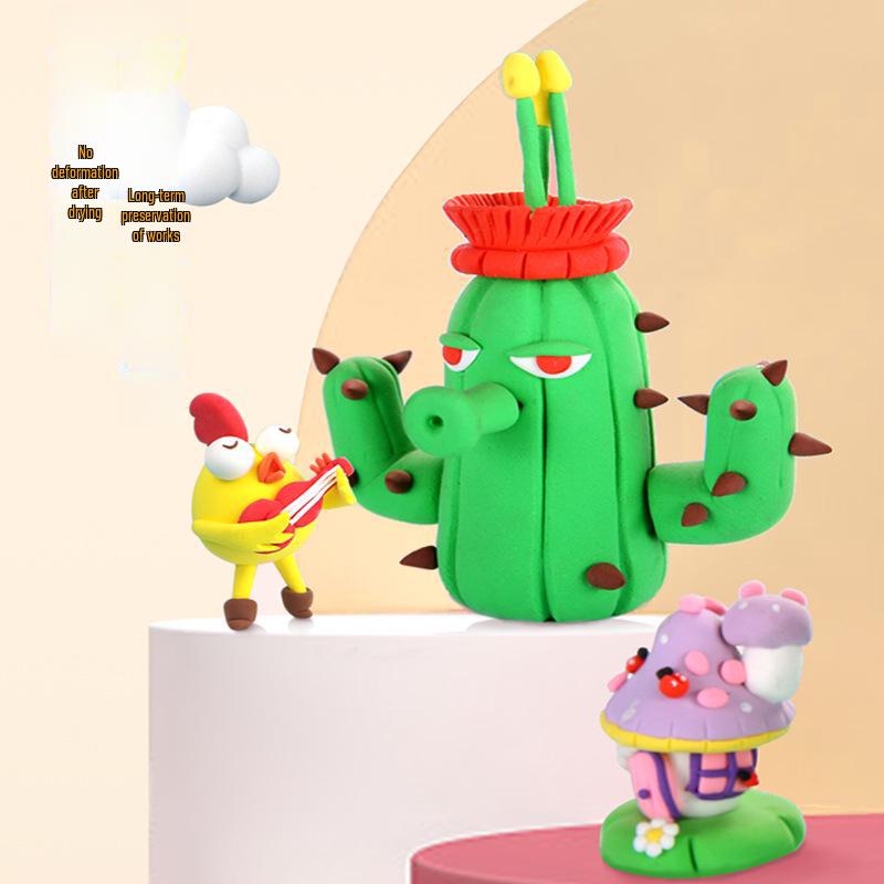 24 Colors Super Light Clay - 100g Children's Handmade Plasticine