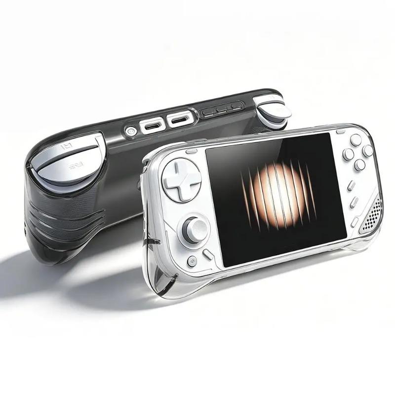 Transparent TPU Protective Case For MiniLoong Pocket 1 Handheld Game Console Ergonomic Grip Shell Protector Game Accessories
