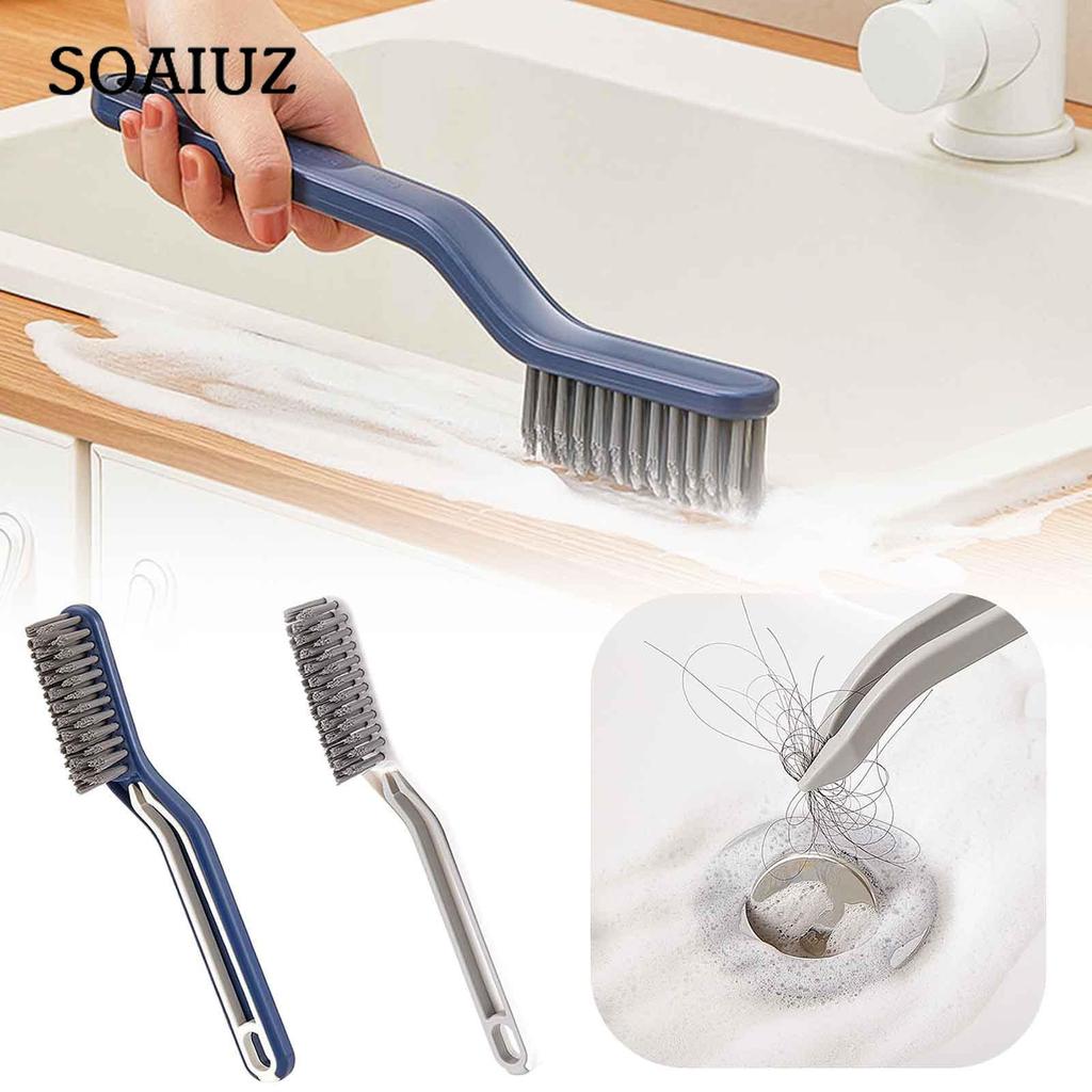 Multifunctional Cleaning Brush Scraping Brush Floor Seam Brush With Clip