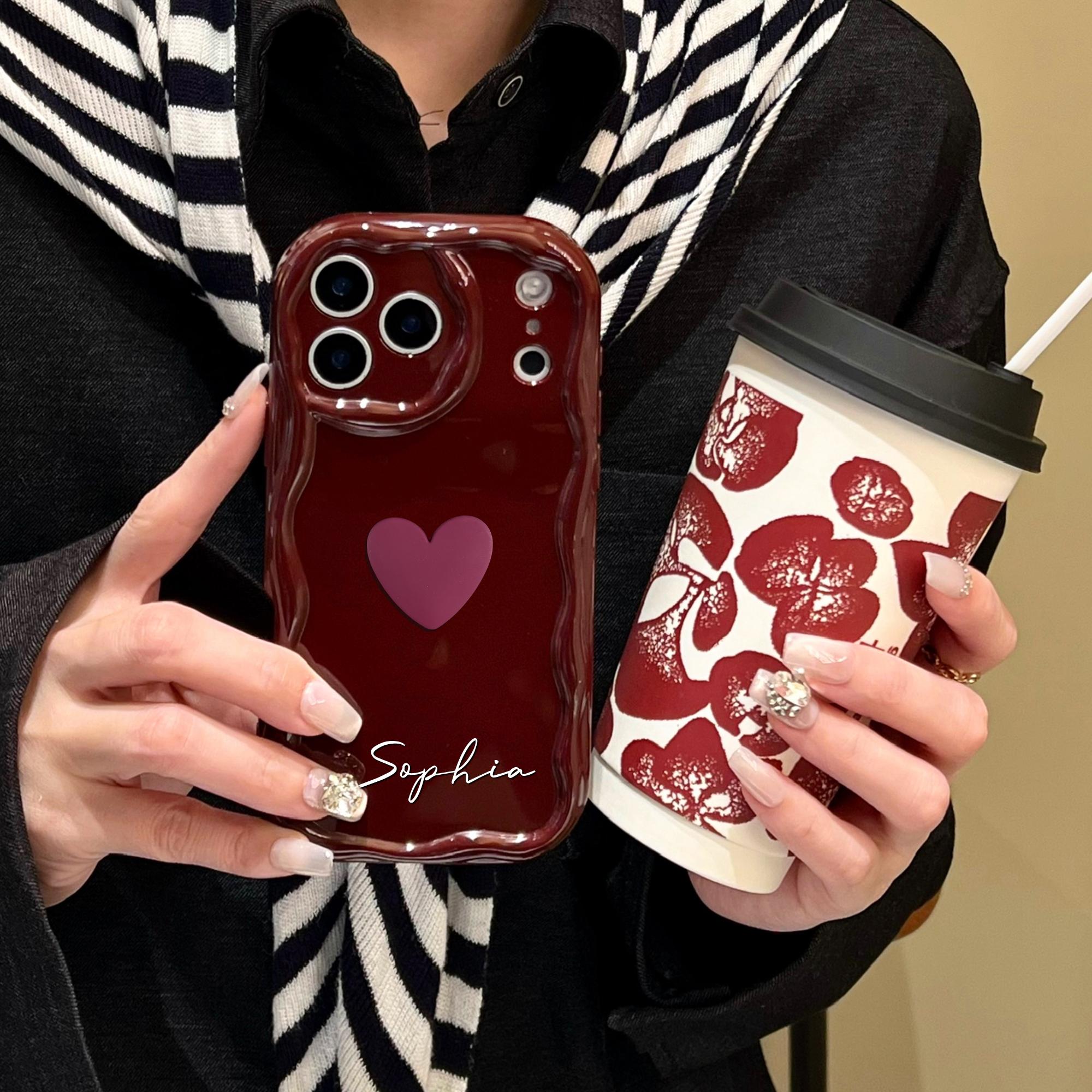 

Personalized customize Name Letters 3D Stereo Cream Phone Case Compatible With iPhone 11 12 13 14 15 16 17 Pro Max Plus 17 Air iPhone 17Pro Max
