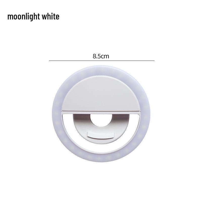 Portable Rechargeable USB Selfie Ring Light for Live Broadcast & Beauty Lighting