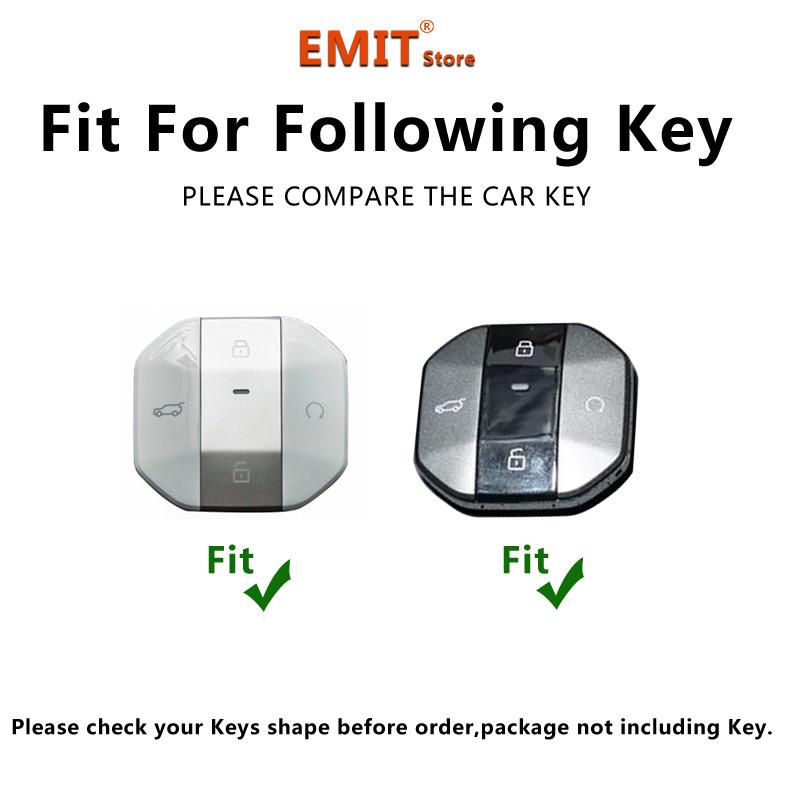 Zinc Alloy Key Fob for Jetour Freedom Shanhai T1 Traveller 2024 2025+ Remote Case Cover Shell Keychain Holder Car Accessories