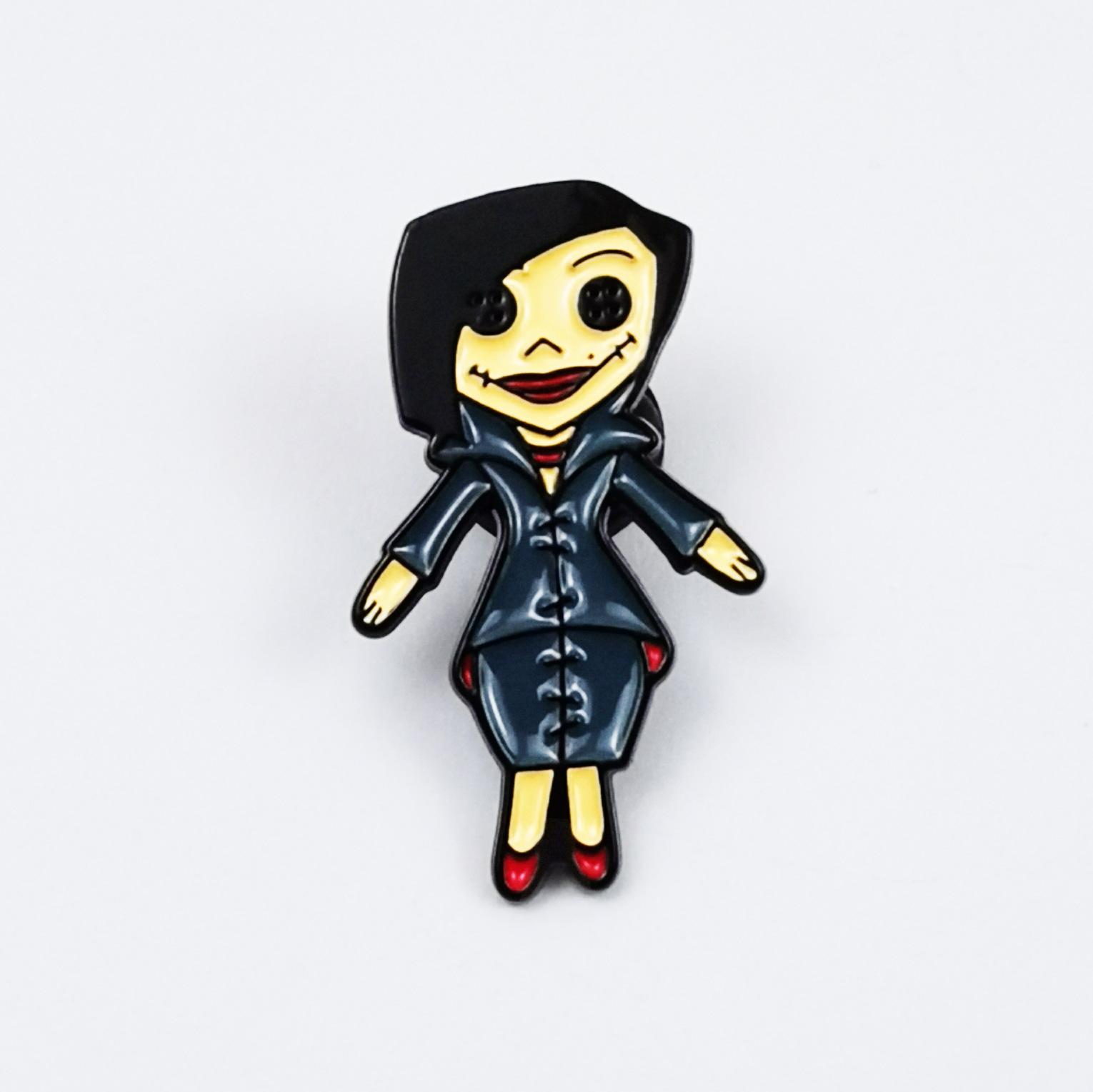 Cartoon Horror Game Character Enamel Brooch for Backpacks