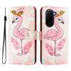 Custodia Flip in Pelle di Lusso Per Xiaomi Poco M7 4G Flip Cover Per Xiomi Poco M7 PocoM7 Pro 5G M7Pro Coque Portafoglio Borse Custodie a Fiore