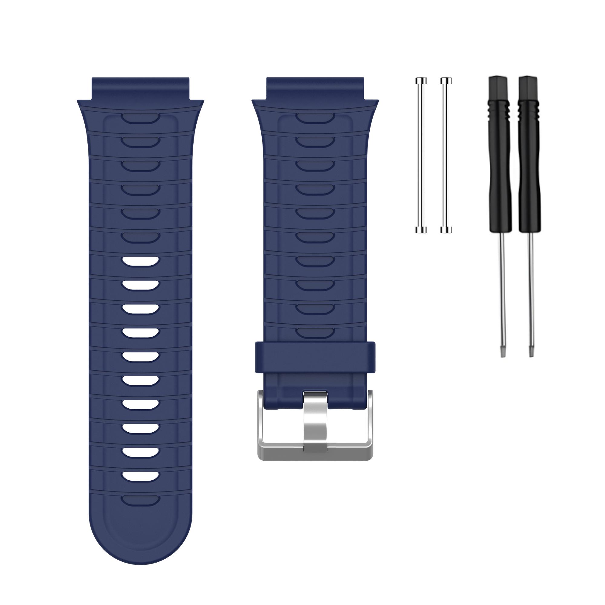 

м який силіконовий ремінець для годинника для смарт-годинника Garmin Forerunner 920XT, браслет, ремінець, спортивний змінний ремінець на зап ястя, ремінь та інструмент Forerunner 920XT темно-синього кольору