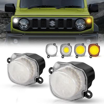Weiß/Bernsteinfarben Zweifarbiger Sequentieller DRL Blinker für JB64/JB74 Jimny 3-Türer & 5-Türer