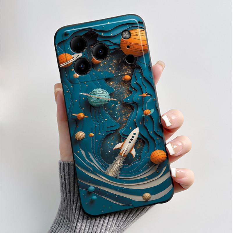 For Doogee Note 56 Case Luxury Fashion Butterfly Flowers Black Soft TPU Silicone Phone Cover for Doogee Note56 Shockproof Casing