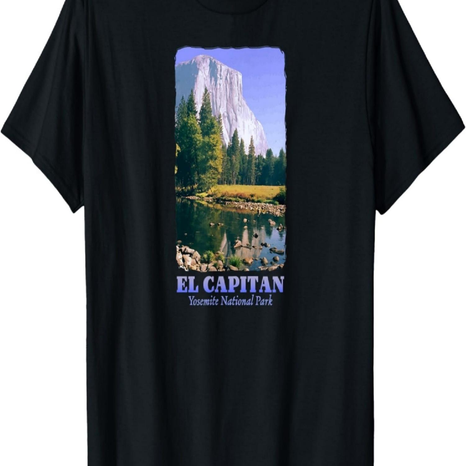 

El Capitan Yosemite National Park t-shirt T-Shirt S чёрный