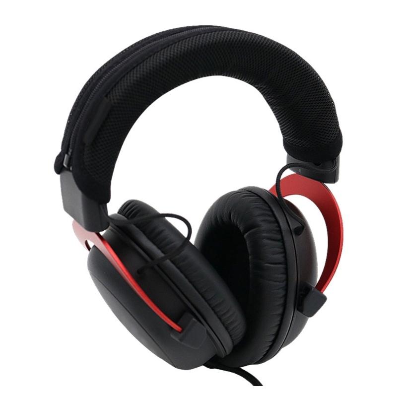 Soft Protective Headsets Headband Cover Ventilated Design Reduces Heat And Sweat Buildups for Cloud 2 Headphones