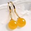 Women's Multicolor Agate Chinese Style Earrings Earrings Ball Pendant Design Simple Luxury Wedding - Perfect Gift Popular Fashion  Jewelry Accessory