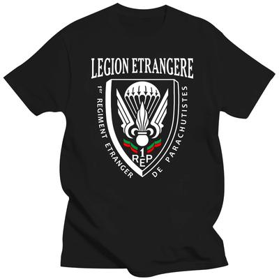 Legion Etrangere 1 Rep Paratrooper French Foreign Legion TShirt Summer Cotton Short Sleeve ONeck Mens womenT Shirt