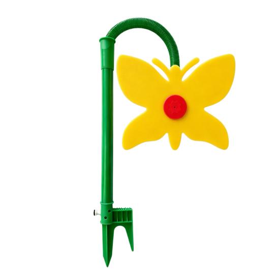 

Crazy Butterfly Lawn Sprinkler, Dancing Butterfly Garden Sprinkler, Funny 360-Degree Rotating Butterfly Sprinkler for Garden Yard Watering, Dogs Kids A жёлтый