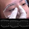 5Pcs Reusable Eyebrow Mapping Ruler Transparent Instant Brow Shaper  Makeup Professionals