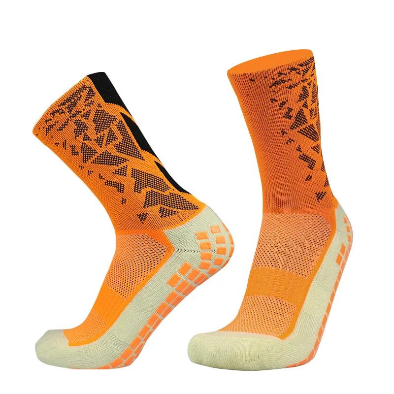 1Pairs Professional Men and Women Camouflage Arrow Soccer Socks Breathable Active Silicone Anti Slip Grip Football