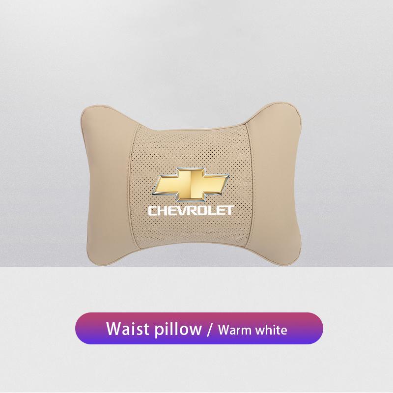 Car Seat Headrest Neck Pillow Auto Interior Accessories For Chevrolet Spark Captiva Cruze Tracker Orlando Trax Epica sticker