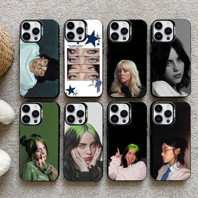 Singer B-Billie   Phone Case For iPhone17, 16,15,14,13,12 Pro Max Black Candy Matte Shockproof Cover