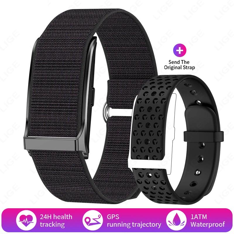 Smart Watch Men Women Fitness Smart Bracelet Sports Band Heart Rate Blood Pressure Monitor Waterproof Multifunction Watches чёрный