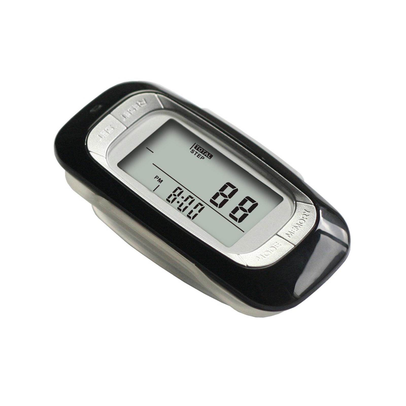 

Шагомер с памятью на 7 дней, точный счетчик шагов с отслеживанием времени активности, расстояния, калорий, коррекция ошибок, для любителей фитнеса и повседневной активности