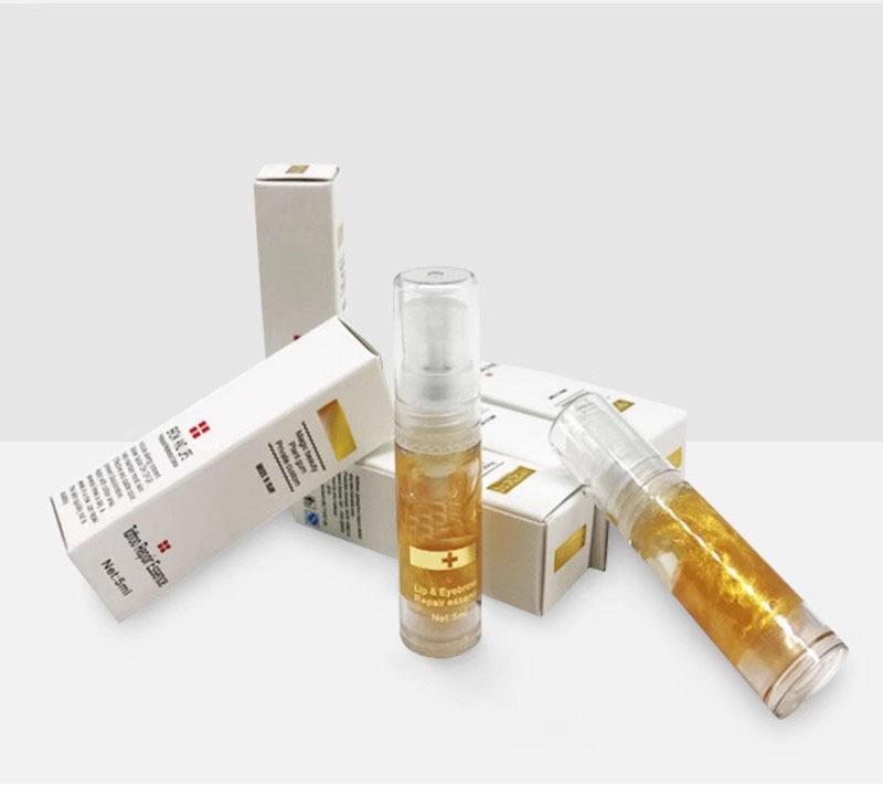 

Клаген Голд Универсальная Восстанавливающая Эссенция: Крем против рубцов для микроблейдинга бровей и губ