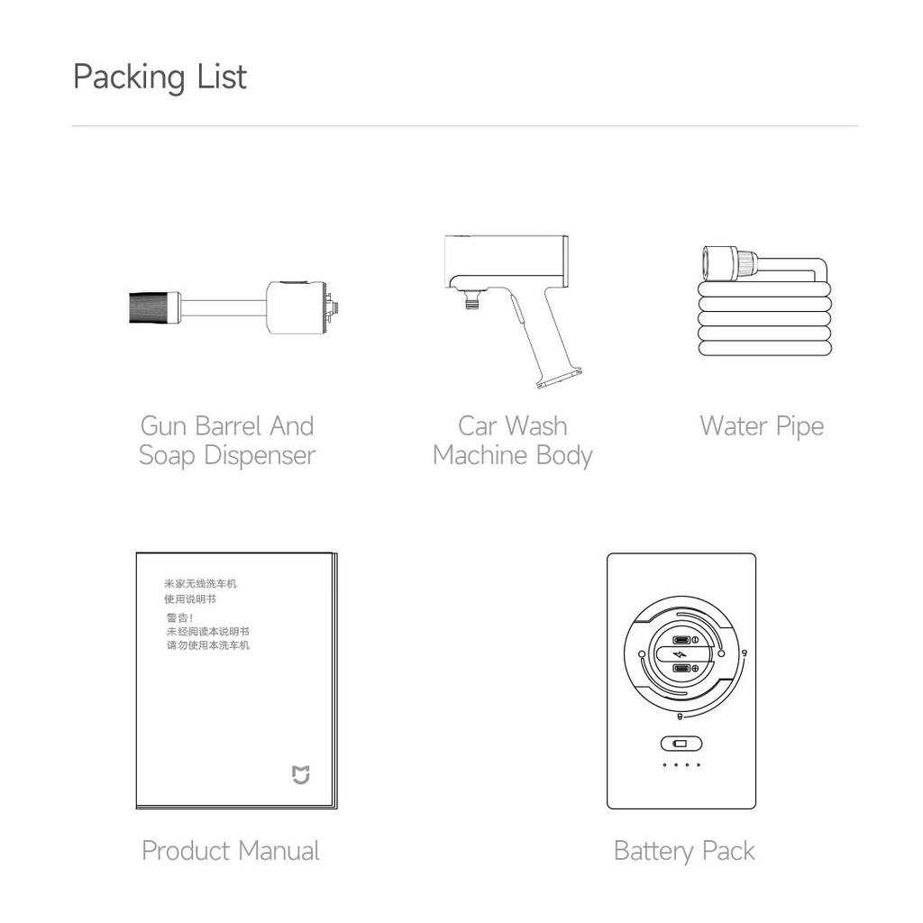 Xiaomi Mijia vezeték nélküli autómosógép