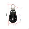 Sailboat Pulley Block Long-Lasting Marine Hardware Precision Engineered