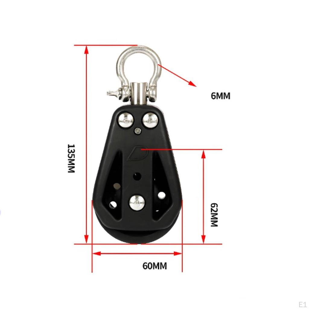 Sailboat Pulley Block Long-Lasting Marine Hardware Precision Engineered