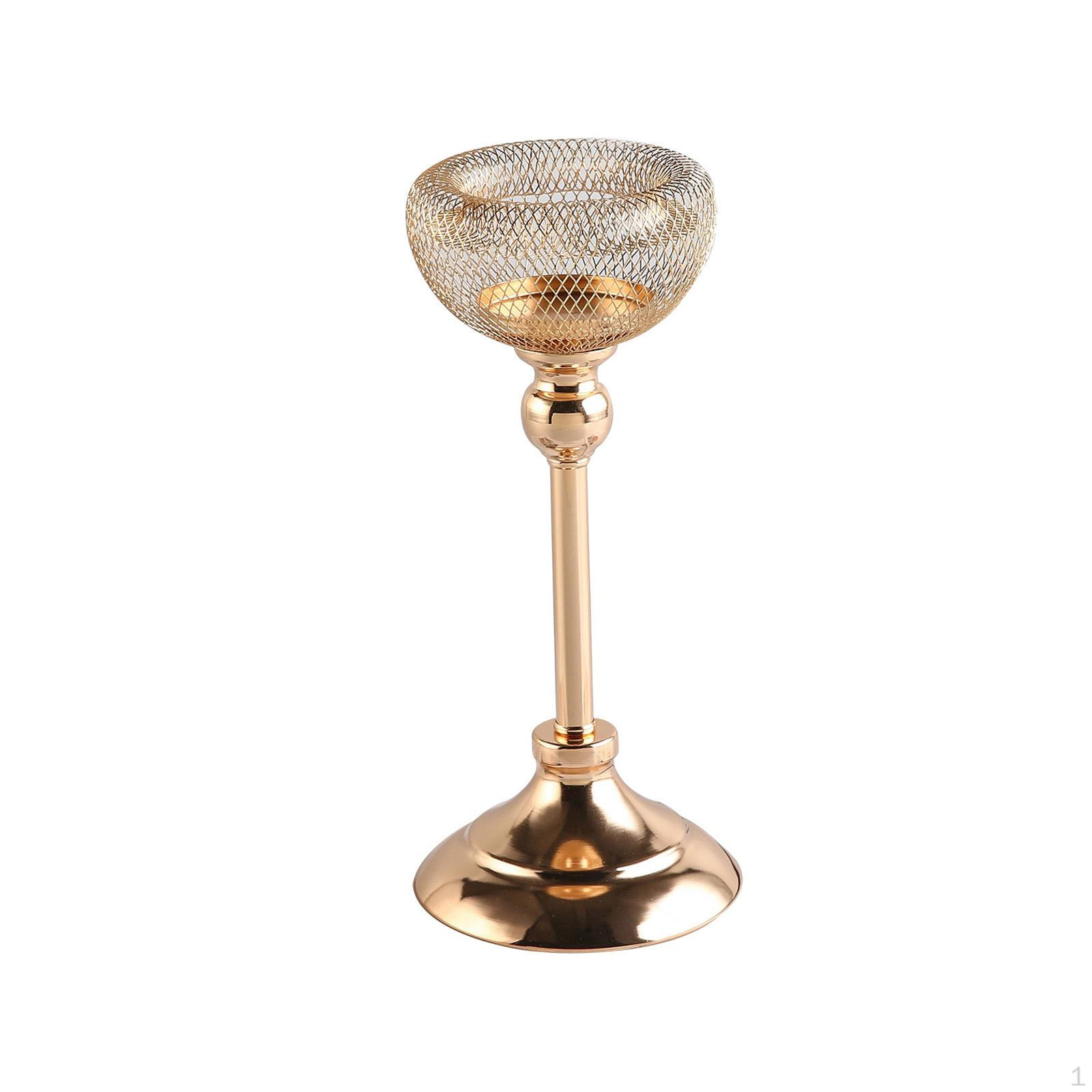 Candle Holder for Pillar And Tealight, Modern Design Dining Table 25.5cm