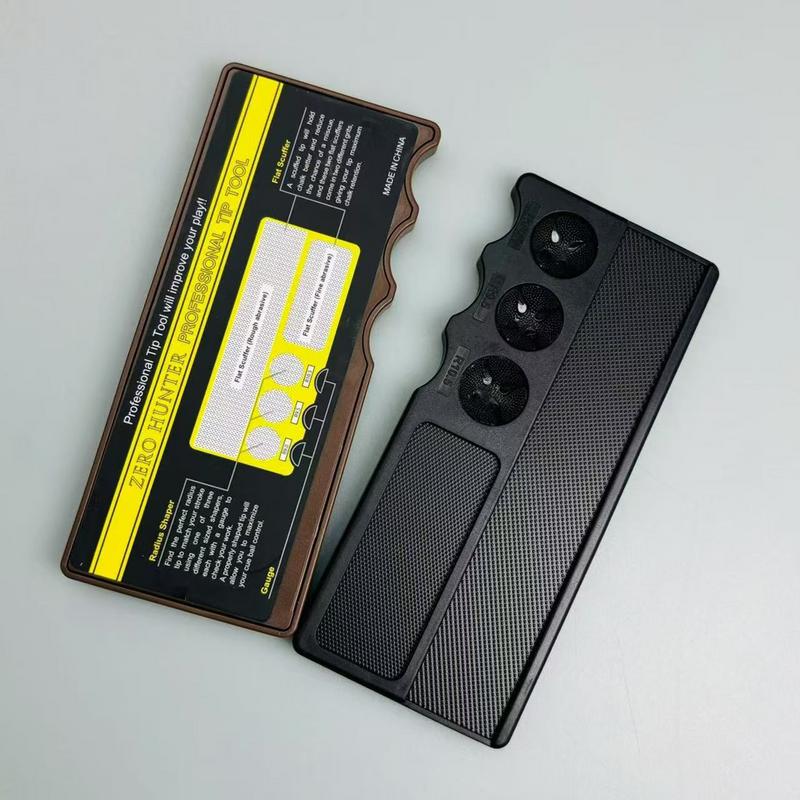 Pool Tip Shaper Billiard Cue Repair Accessories Lightweight 4-in-1 Pool Stick Tip Shaper Tool For Outdoors Home Training Gym