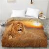 3D Duvet cover QuiltBlanketComfortable Case Luxury Bedding 135 140x200 150x200 220x240 200x220 for Home animal tiger