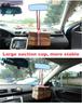 Universal Car Interior Wide Flat Interior Rear View Mirror With TPU Big Sucker
